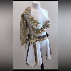 Goddess Rave/Cosplay/Festival Outfit with Cape